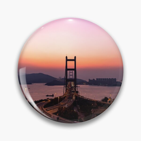 Item preview, Hong Kong evening Tsing Ma Bridge designed and sold by TinyOwlsFoto.