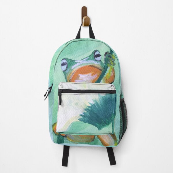 Item preview, Frog and Flower in the Rain // Frog Love designed and sold by AmandaAngela.
