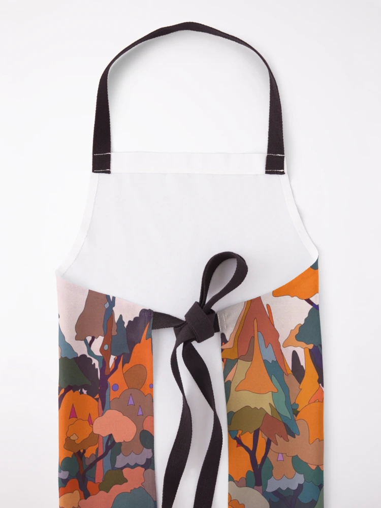 Thumbnail 5 of 6, Apron, Treetop Abstract Pattern designed and sold by ScienceSource.
