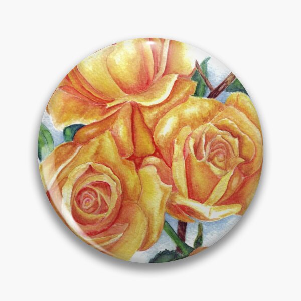 Item preview, Yellow Roses Watercolor  designed and sold by InBloomInk.