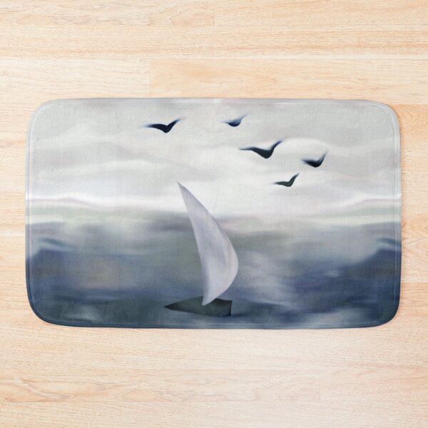 Item preview, Seamless pattern, sea, sailboat, seagulls. designed and sold by UVI-CA.