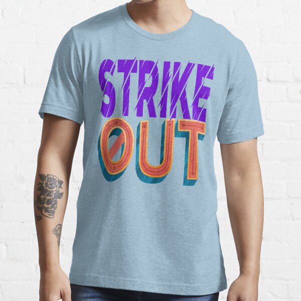 Strike Out Cancer Shirt Struck Out Cancer Shirt K Cancer Baseball