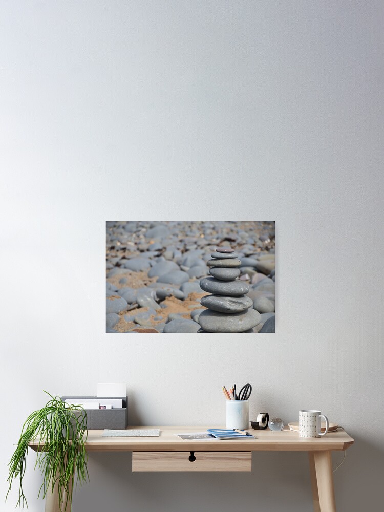 Thumbnail 2 of 3, Poster, Pebble tower designed and sold by GFPhotography.