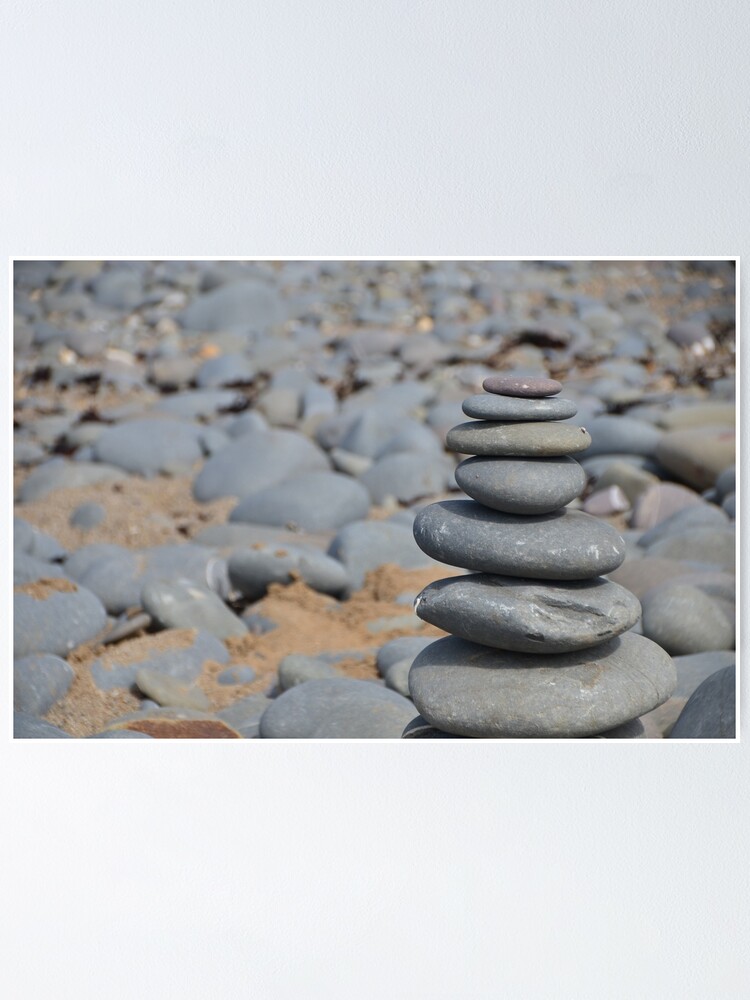 Thumbnail 1 of 3, Poster, Pebble tower designed and sold by GFPhotography.