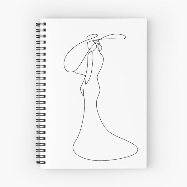 Item preview, Abstract line art woman designed and sold by OneLinePrint.