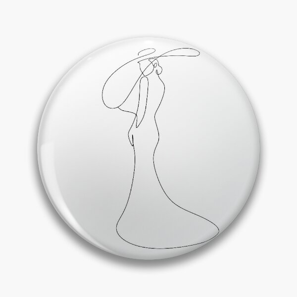 Item preview, Abstract line art woman designed and sold by OneLinePrint.