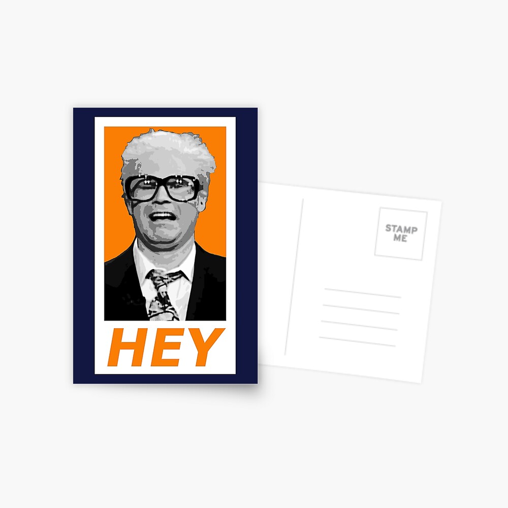 Harry Caray - Hey - Dark Sticker for Sale by GrimbyBECK