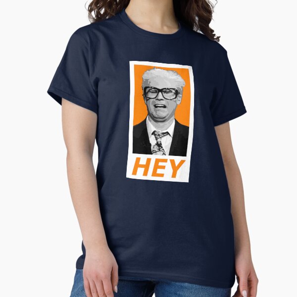 Vista previa del artículo con la obra «Harry Caray - Hey - Naranja», diseñado y vendido por GrimbyBECK.