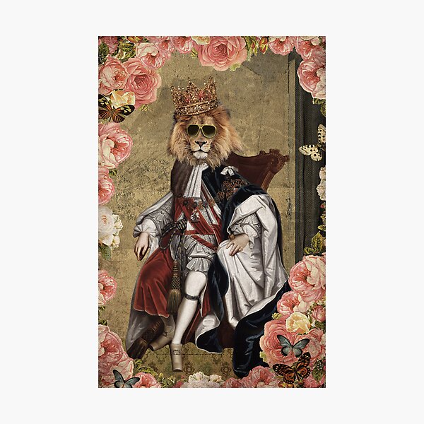 Animal Collection by Elo -- The King Photographic Print