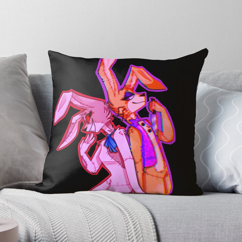 Glitchtrap Plush Throw Pillow for Sale by chronodia