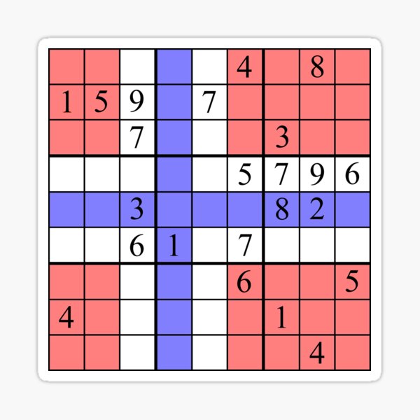 Item preview, Sudoku (Norge) designed and sold by Samboid.