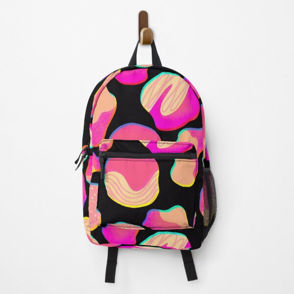 Item preview, Electric Abstract Blob Pattern - Pink/Black designed and sold by AfuaBDesigns.