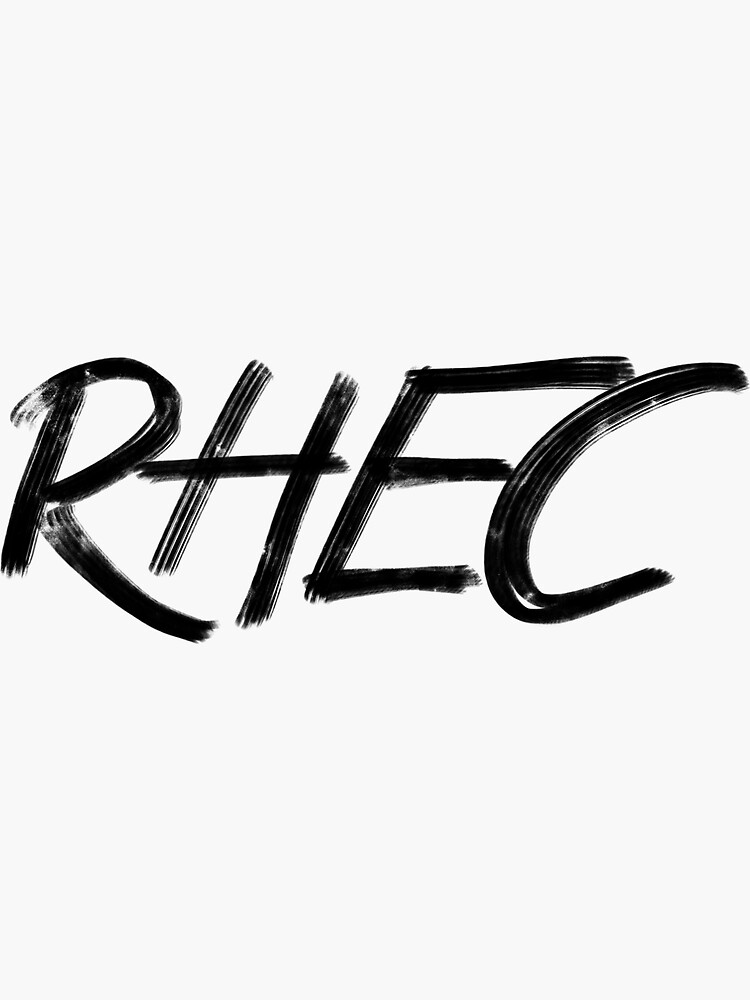 "RHEC // Commission" Sticker for Sale by themadelinerock Redbubble