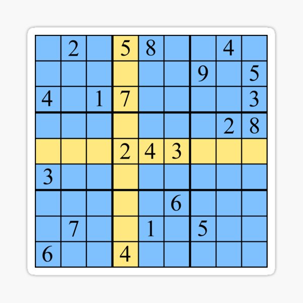 Item preview, Sudoku (Sverige) designed and sold by Samboid.