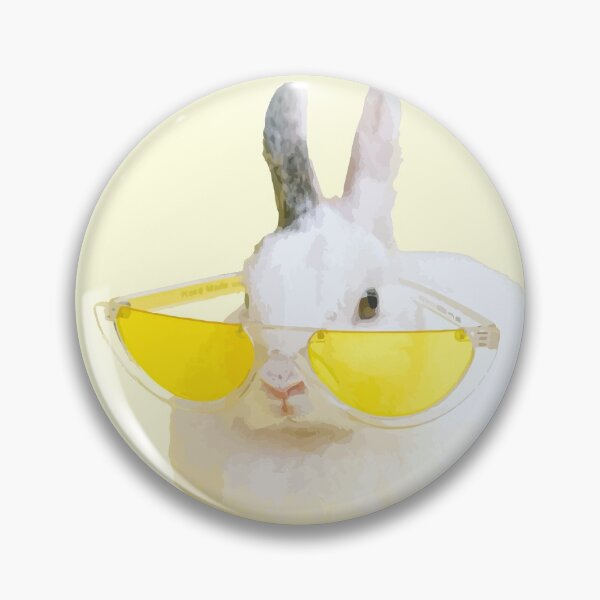 Item preview, Bad bunny, yellow glasses designed and sold by marina ralston.