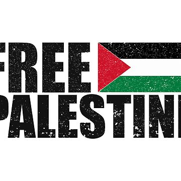 Artwork thumbnail, FREE PALESTINE, FREE GAZA PALESTINE FLAG ARABIC by AissameBou