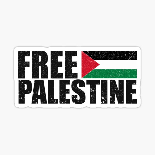 Free Palestine Sticker - Palestine Sticker, Human Rights Sticker