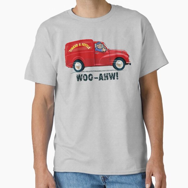 Morris Minor Van (ex GPO) now owned by Tinker and Fettle Classic T-Shirt