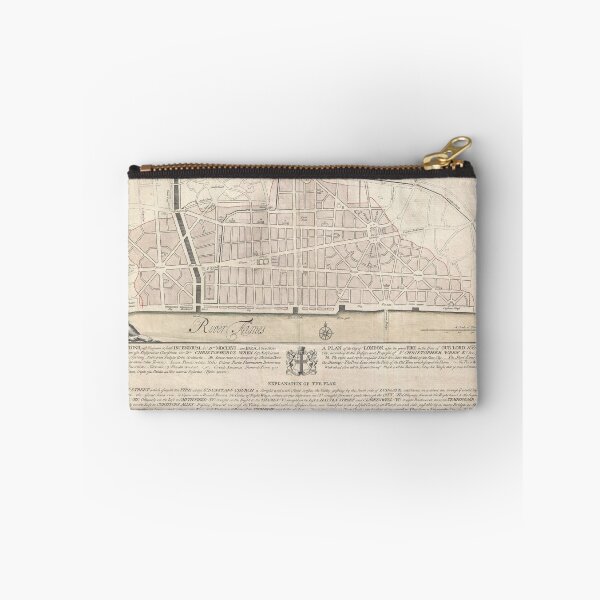 Item preview, Vintage Map of London England (1744) designed and sold by BravuraMedia.