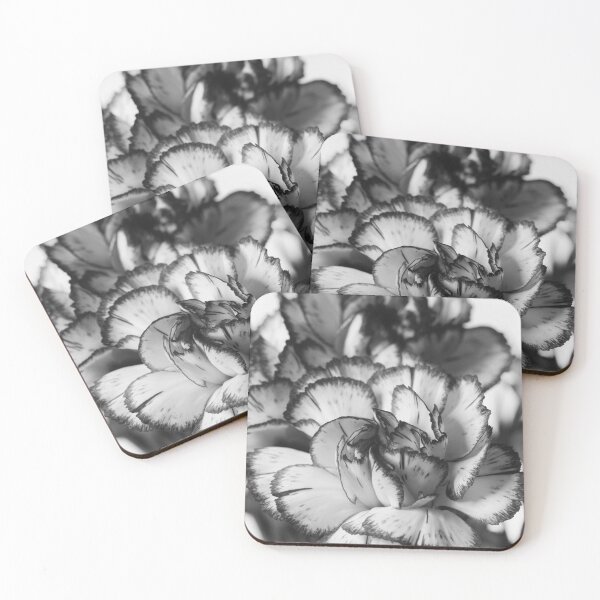 Item preview, White and red Carnation bw designed and sold by Jouko Lehto Photography.