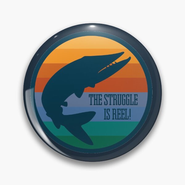 Item preview, Musky The Struggle is Reel! designed and sold by gstrehlow2011.