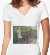 Curse of Fenric Women's Fitted V-Neck T-Shirt