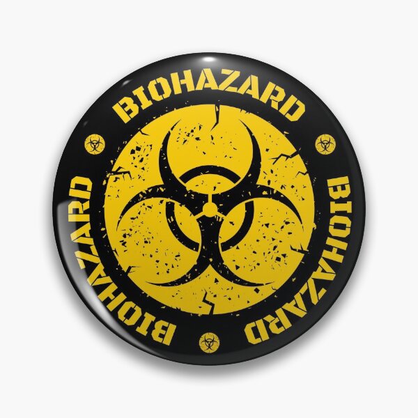 Item preview, Distressed Biohazard Symbol designed and sold by EBM-Gear.