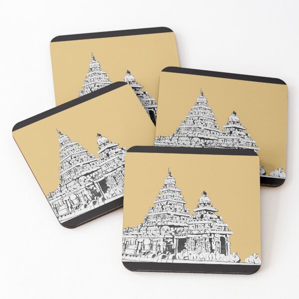 Item preview, Mahabalipuram temple designed and sold by Ink wild.