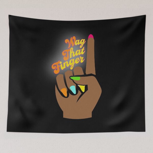Item preview, "Wag That Finger" (WTF) designed and sold by TeeTotallers.