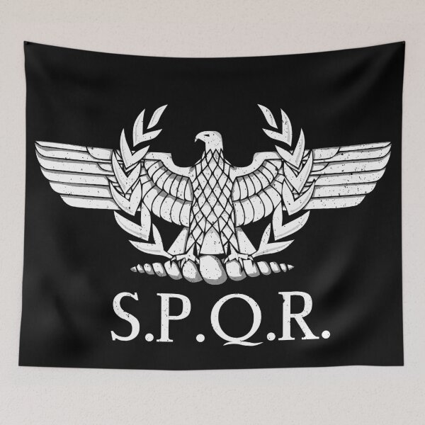 Item preview, Roman Standard - Rome - SPQR - Roman Empire - white designed and sold by createdezign.