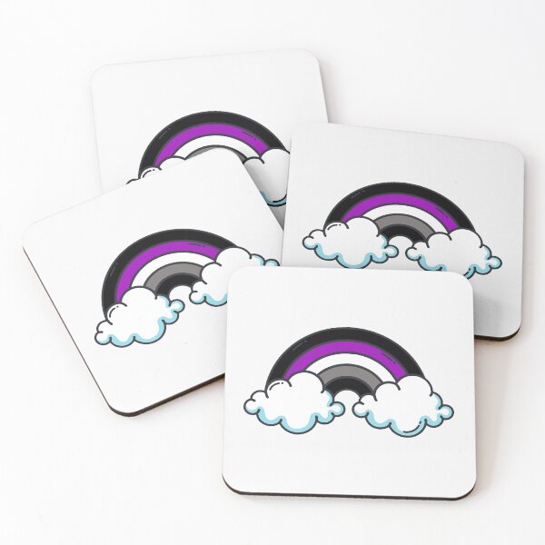 Item preview, Subtle Asexual Pride Rainbow. Asexual rainbow designed and sold by tiredandbored.