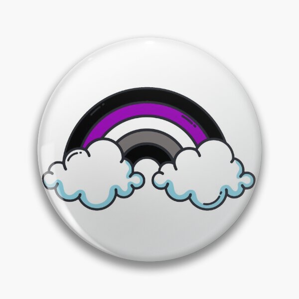 Item preview, Subtle Asexual Pride Rainbow. Asexual rainbow designed and sold by tiredandbored.