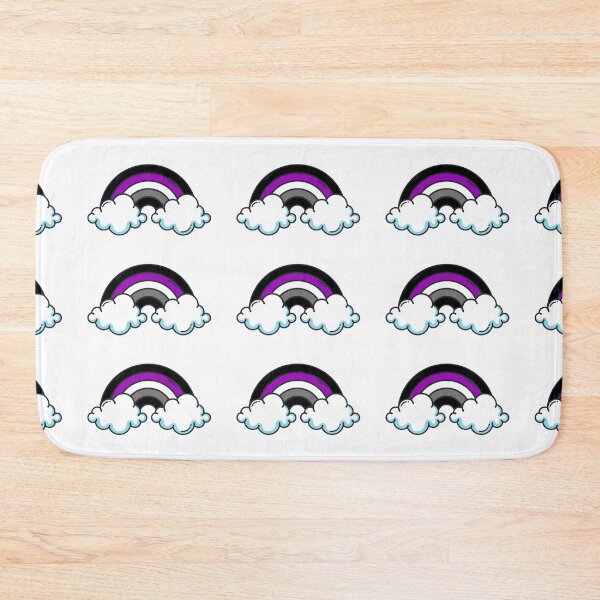 Item preview, Subtle Asexual Pride Rainbow. Asexual rainbow designed and sold by tiredandbored.