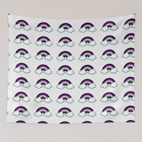Item preview, Subtle Asexual Pride Rainbow. Asexual rainbow designed and sold by tiredandbored.