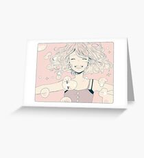 breathe bubbles. Greeting Card