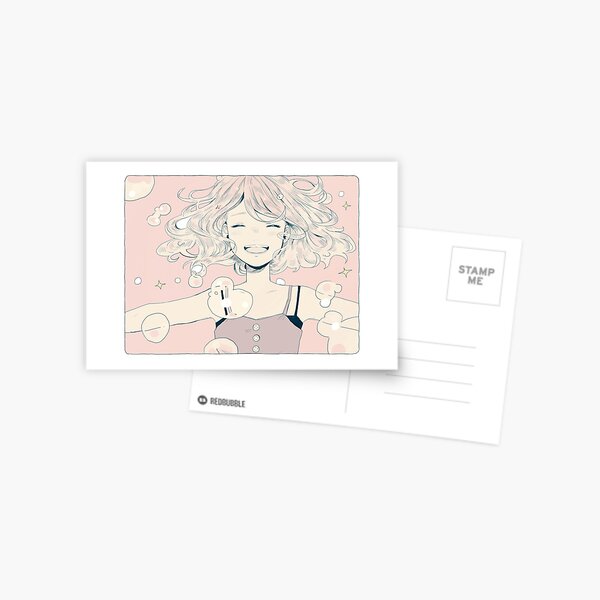 breathe bubbles. Postcard