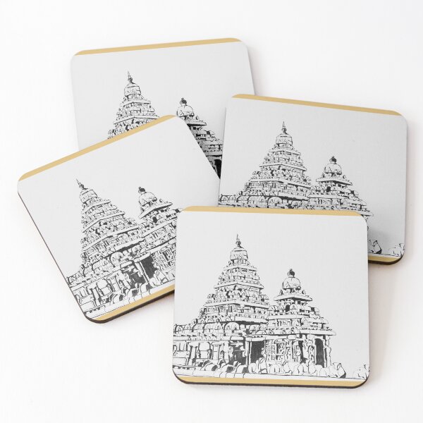 Item preview, Mahabalipuram temple designed and sold by Ink wild.