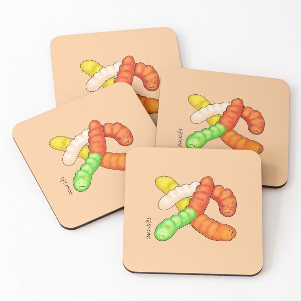 Item preview, The Gummy Worm Triplets designed and sold by Snacks-At-3.