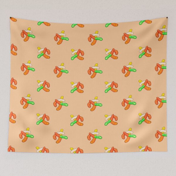 Item preview, The Gummy Worm Triplets designed and sold by Snacks-At-3.