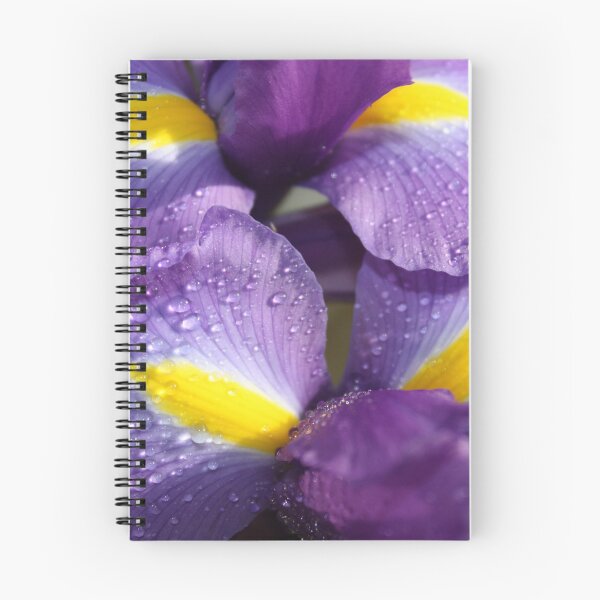 Item preview, Raindrops on Purple Iris Flowers designed and sold by Robin King.