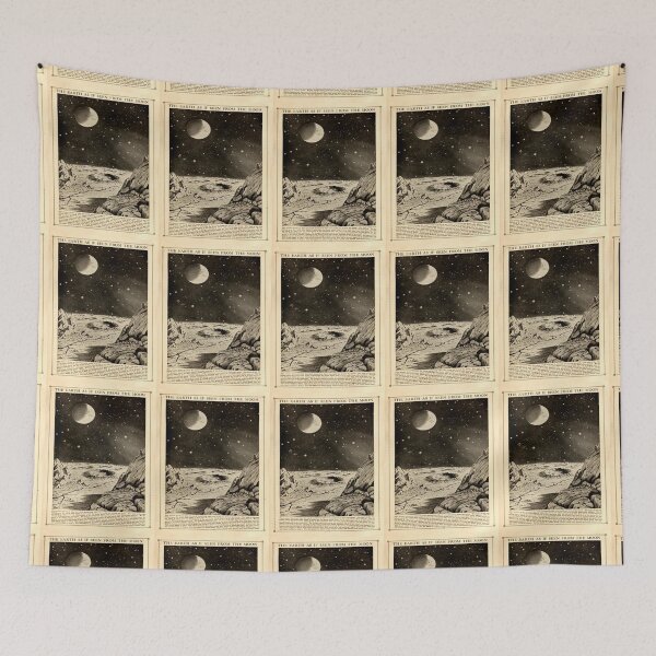 Item preview, The Earth as if seen from the Moon designed and sold by ItsDarkParadise.