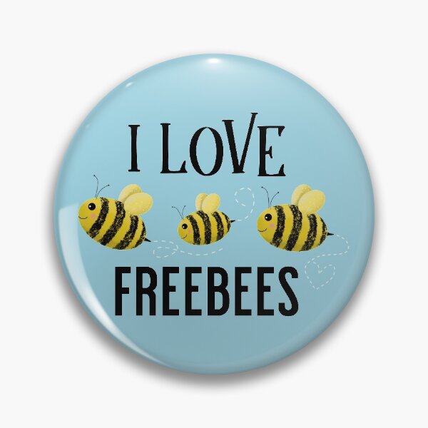 Item preview, I Love Freebies (Bumble Bees) designed and sold by VicEllisArt.