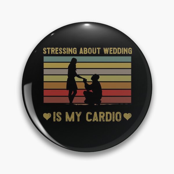 Item preview, Stressing about my wedding is my cardio designed and sold by Medmac's Designs.