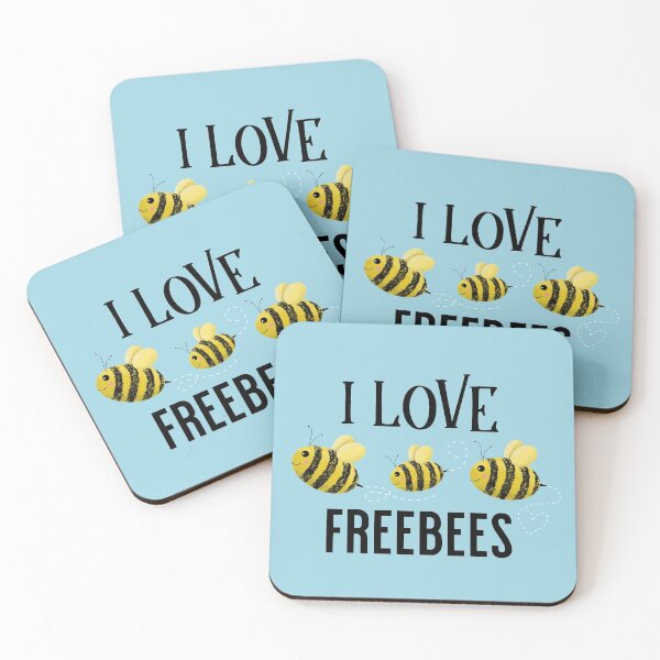 Item preview, I Love Freebies (Bumble Bees) designed and sold by VicEllisArt.