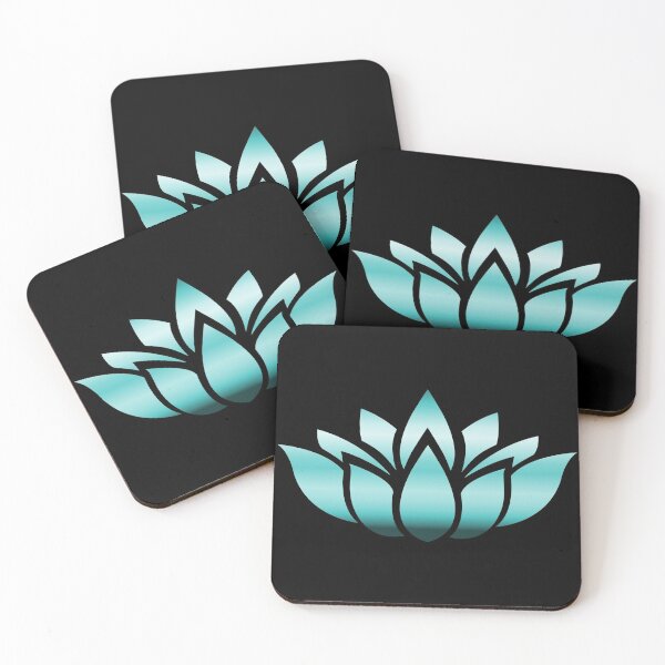 Item preview, Simplicity Lotus In Metallic Light Blue Hue designed and sold by RosieSunflower.