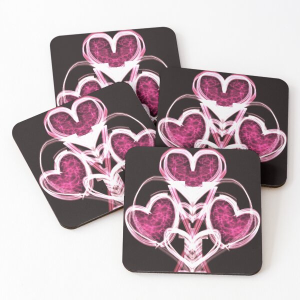 Item preview, Love is in the air, heart pattern, pink, modern designed and sold by Susanna Schorr.