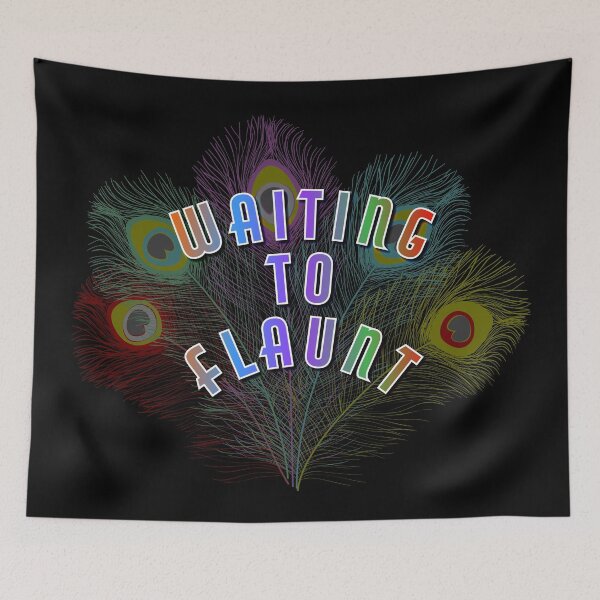 Item preview, "Waiting To Flaunt" (WTF) designed and sold by TeeTotallers.