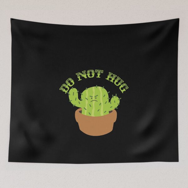 Item preview, No Hugging Cactus designed and sold by LilWildflowers.