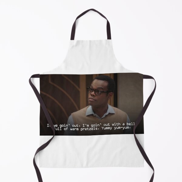 Item preview, The Good Place - Chidi: If I'm goin' out, I'm goin' out with a belly full of warm pretzels. designed and sold by Jack Schlaack.