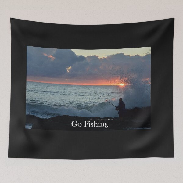 Item preview, Love Fishing - Go Fishing designed and sold by SaltySurfgirl.